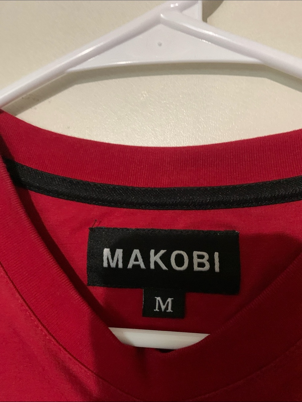 Makobi Red Crewneck Tee - Picture 2 of 8